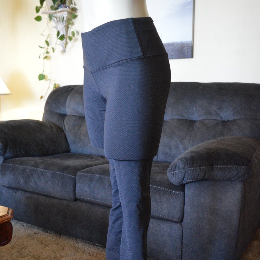 Prana Ruched Leggings Tights Capris Yoga Fitness
